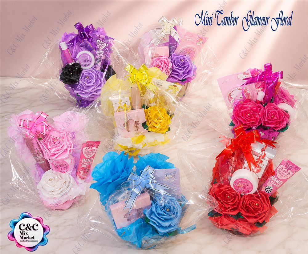 Mini Tambor Glamour Floral